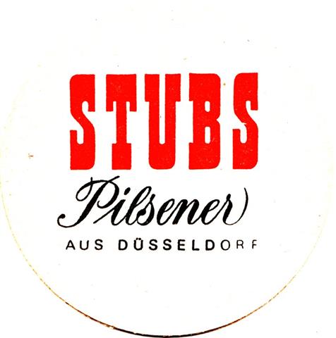 düsseldorf d-nw schlösser stubs 2b (rund215-stubs pilsener-schwarzrot)